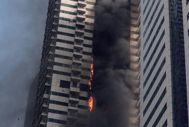 Combustible cladding fire safety crisis on high-rise buildings